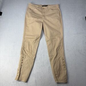 LAUREN RALPH LAUREN  Trousers  Women's Size 6 Brown Slim Ankle Zip Casual